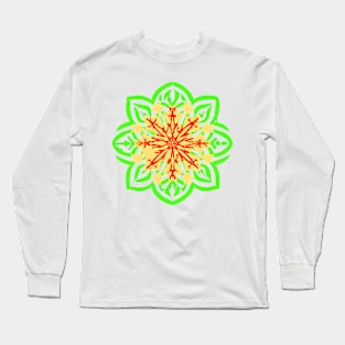 mandala Clamber drawing Long Sleeve T-Shirt